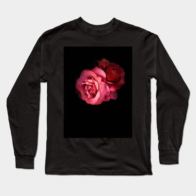 My Love Is Like A Red Red Rose Long Sleeve T-Shirt by Sarah Curtiss